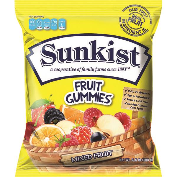 Sunkist Mixed Fruit Gummies