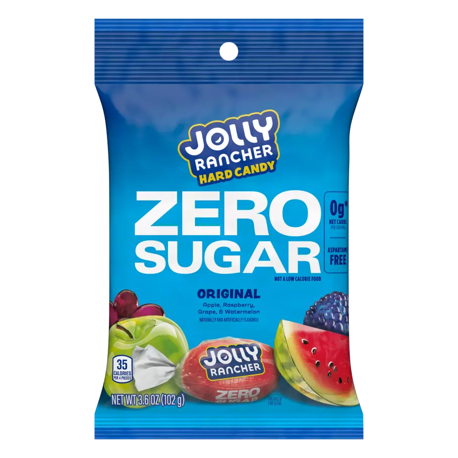 Jolly Rancher Zero Sugar Original Flavors Hard Candy