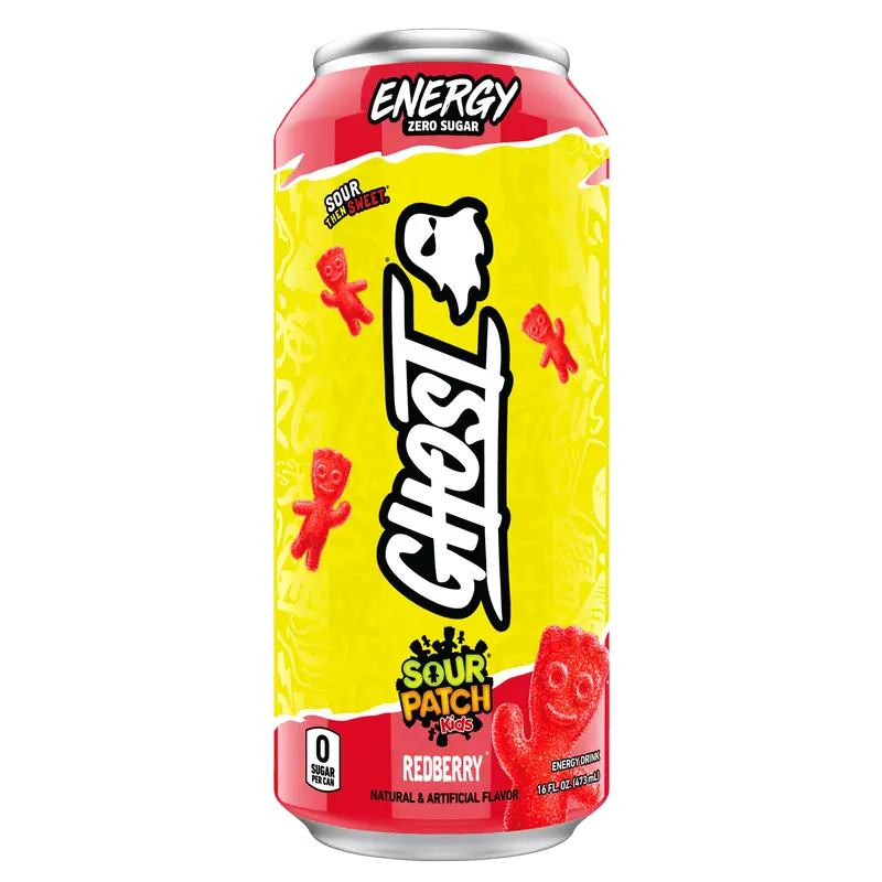 GHOST Energy × SOUR PATCH KIDS Redberry