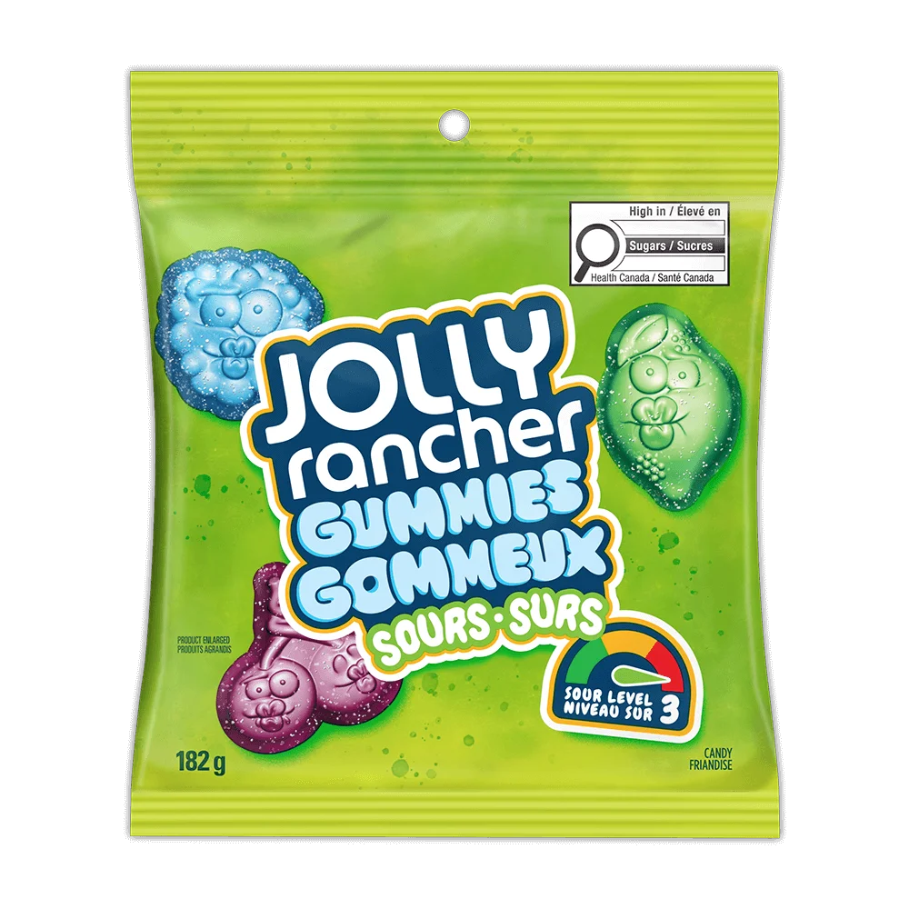 Jolly Rancher Gummies Sour Original Flavors