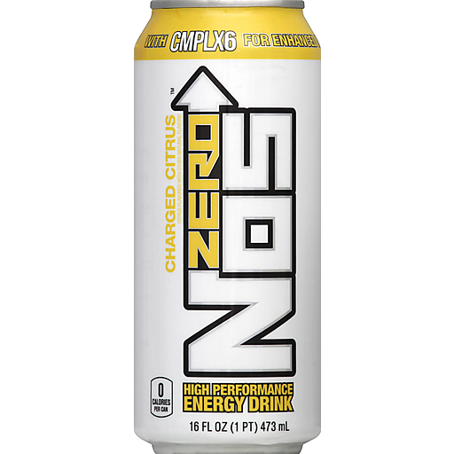 NOS Energy Charged Citrus Zero