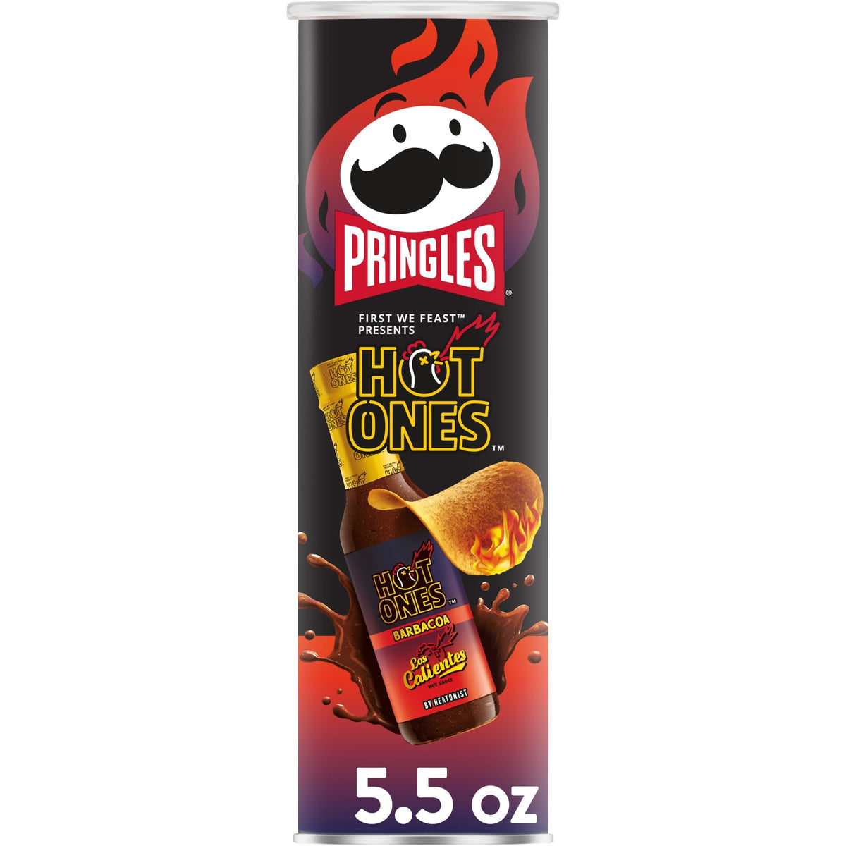 Pringles Hot Ones Los Calientes Barbacoa