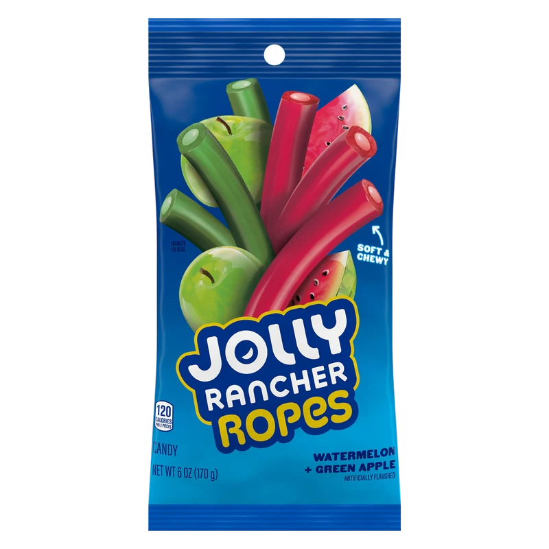 Jolly Rancher Ropes Watermelon + Green Apple