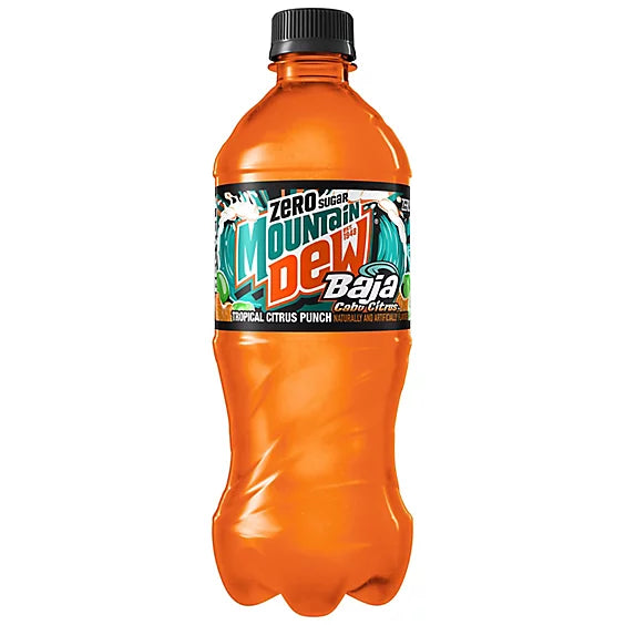 Mountain Dew Baja Cabo Citrus Zero Sugar