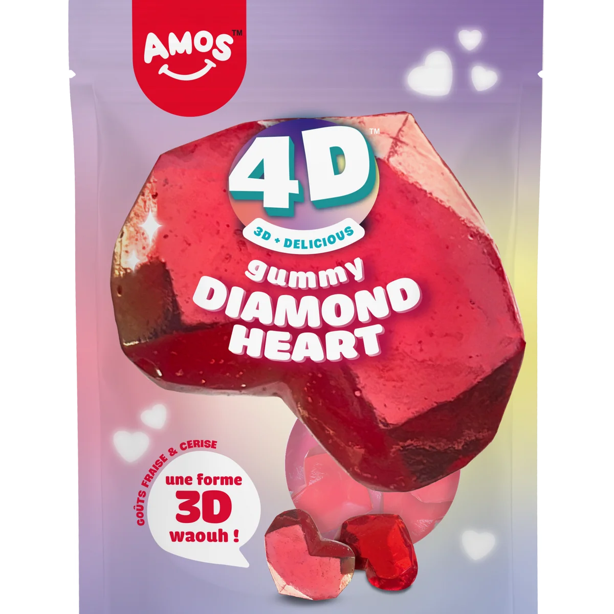 Amos 4D Creative Diamond Heart