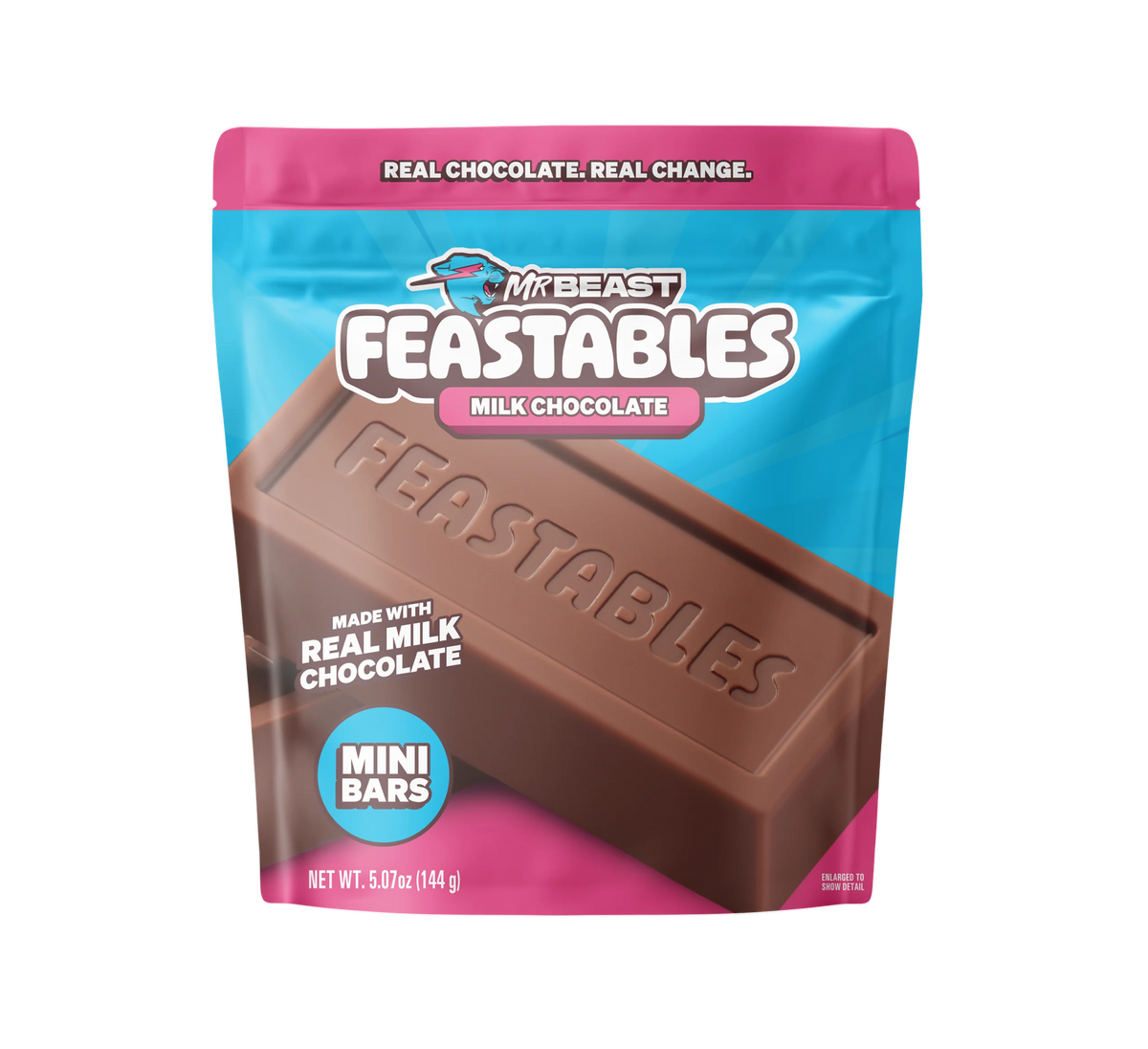 Mr Beast Feastables Milk Chocolate Share Bag