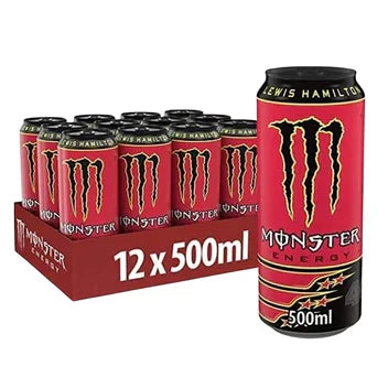 Pack X12 Monster Energy Lewis Hamilton 6 Stars
