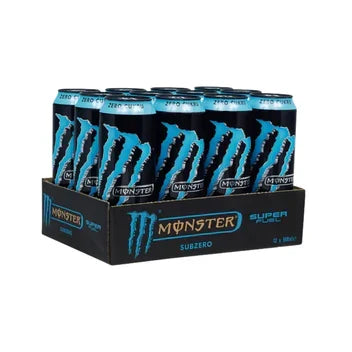 Pack X12 Monster Energy Super Fuel Blue Ice Subzero