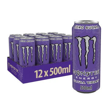 Pack X12 Monster Energy Ultra Violet