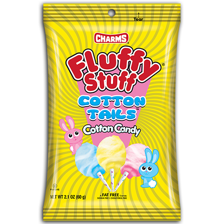 Charms Fluffy Stuff Cotton Tails Cotton Candy