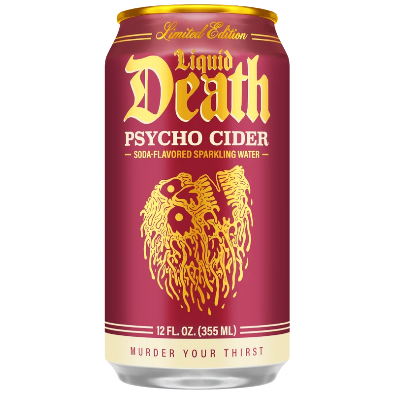 Liquid Death Psycho Cider