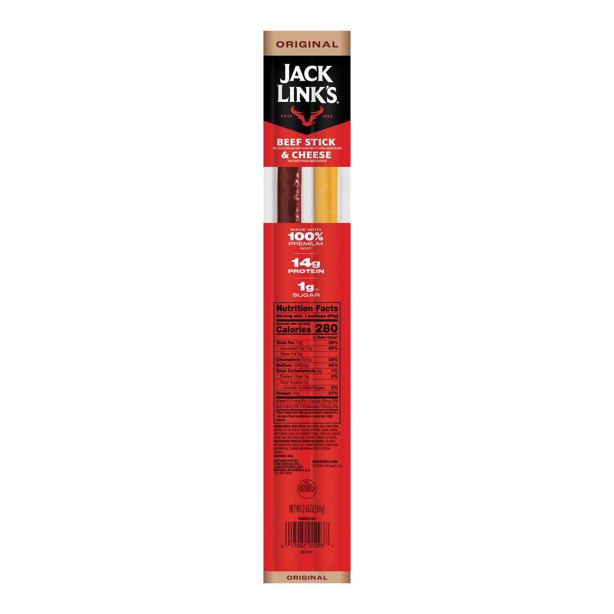Jack Link’s Original Beef & Cheddar