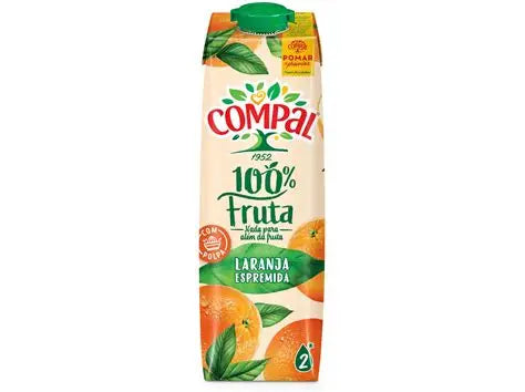 Compal 100% Laranja Espremida — 1 L