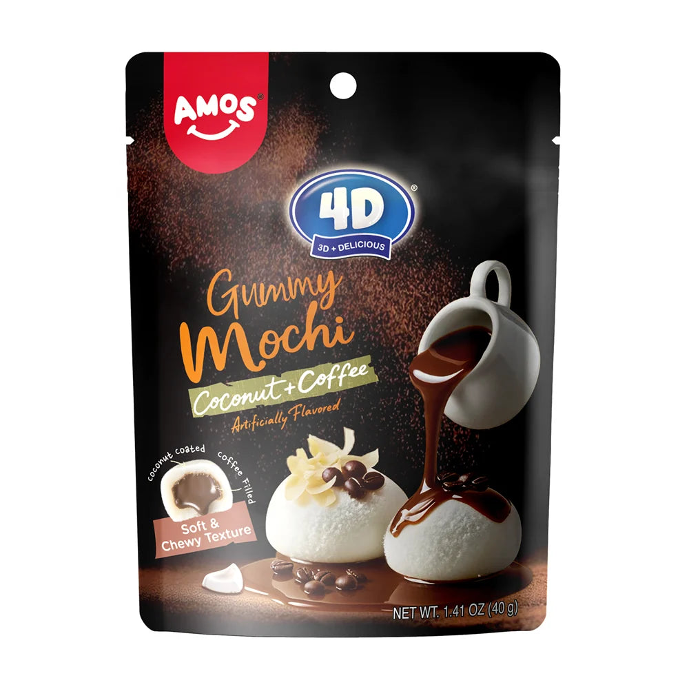 Amos 4D Coffee & Coconut Gummy