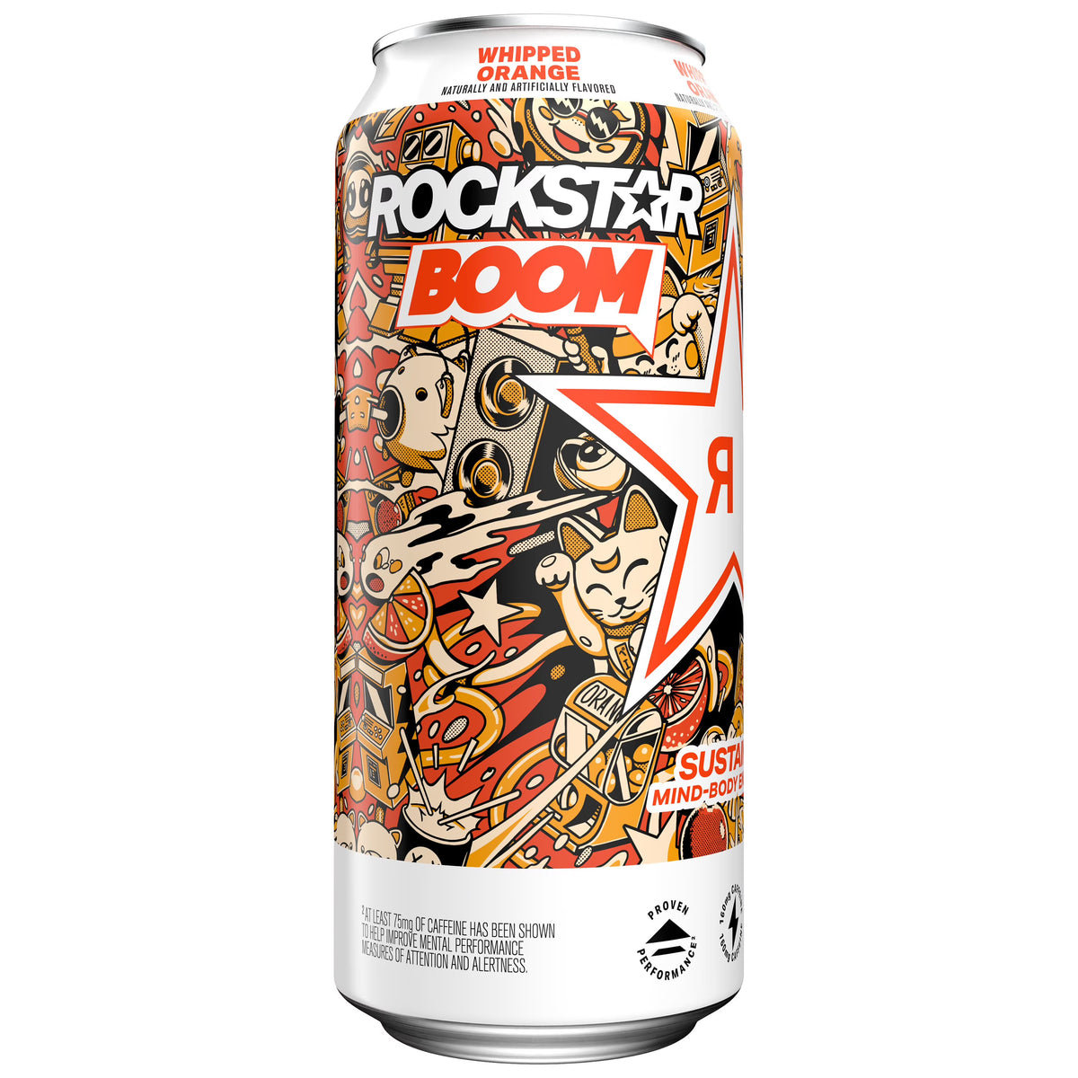 Rockstar Boom Whipped Orange