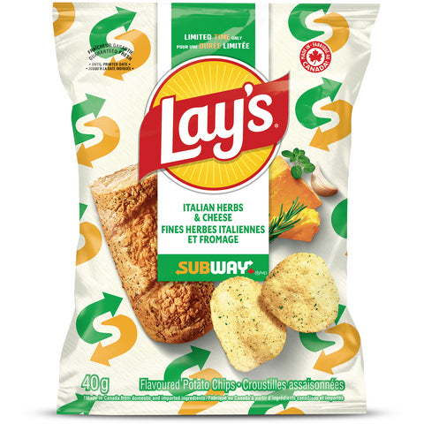Lay's X Subway Italian Herbs & Cheese