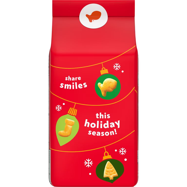 Goldfish Holiday Shapes Cheddar Crackers