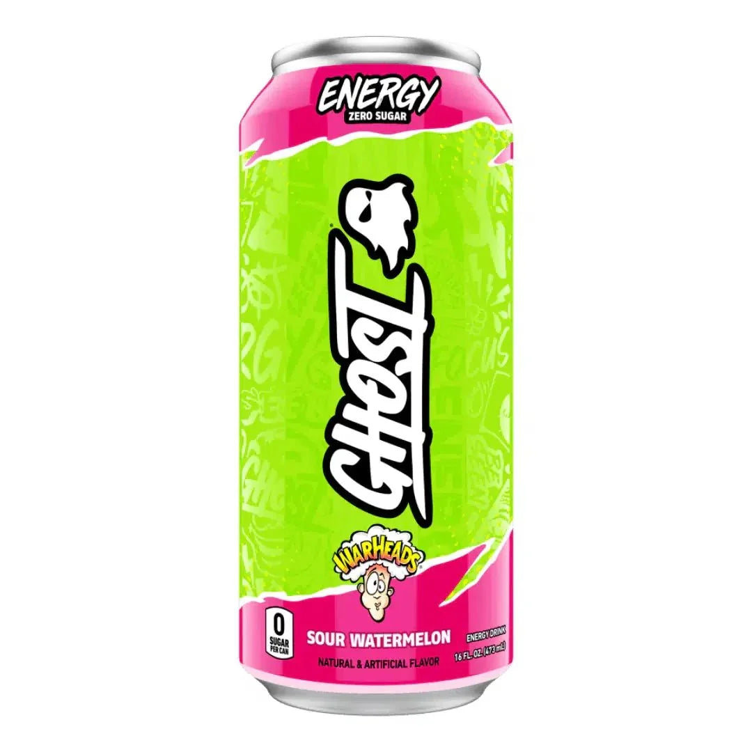 GHOST Energy × WARHEADS Sour Watermelon