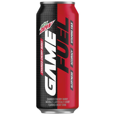 Mountain Dew Game Fuel Charged Cherry Burst