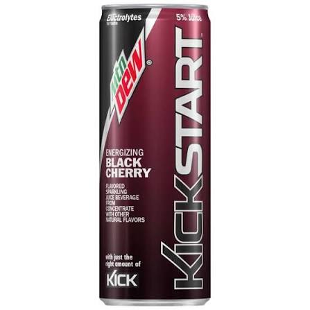 Mountain Dew Kickstart Black Cherry