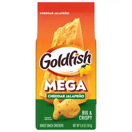 Goldfish Mega Bites Cheddar Jalapeño