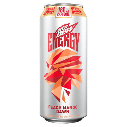 Mountain Dew Rise Peach Mango Dawn