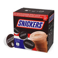 Cápsulas de chocolate caliente Snickers X Dolce Gusto
