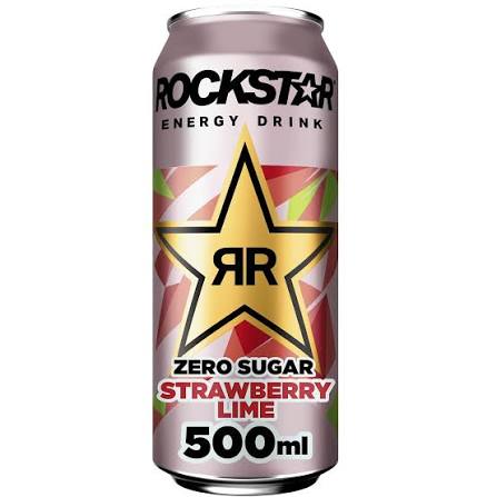 Rockstar Pure Zero Strawberry Lime
