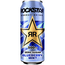 Rockstar Pure Zero Blueberry Mint