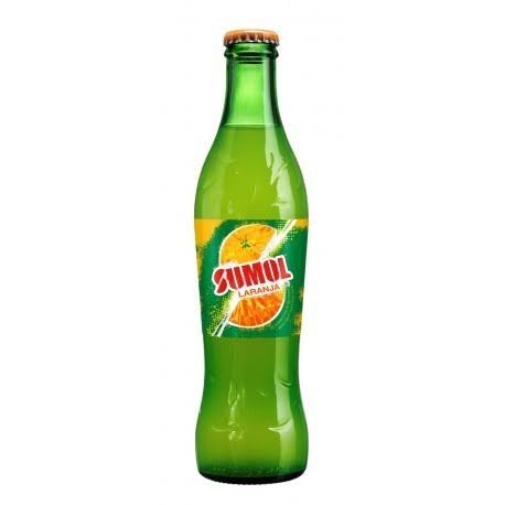 Sumol Naranja — botella de vidrio de 30 cl