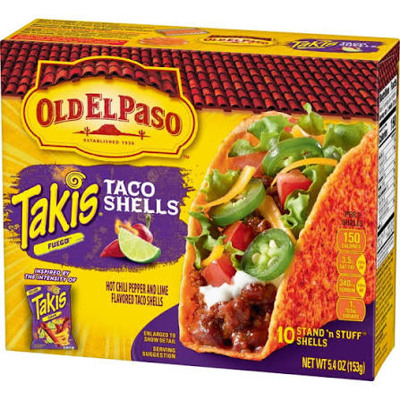 Old El Paso Takis Fuego Taco Shells