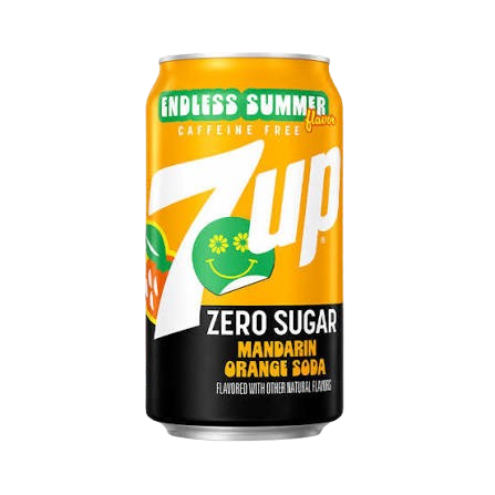 7UP Mandarin Orange Zero Sugar