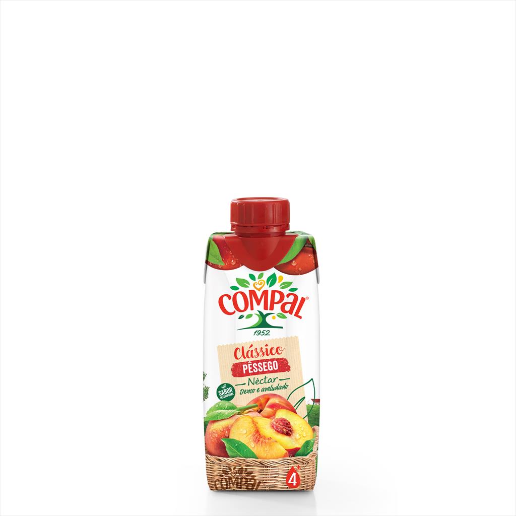 Compal Clássico Pêssego — 33 cl