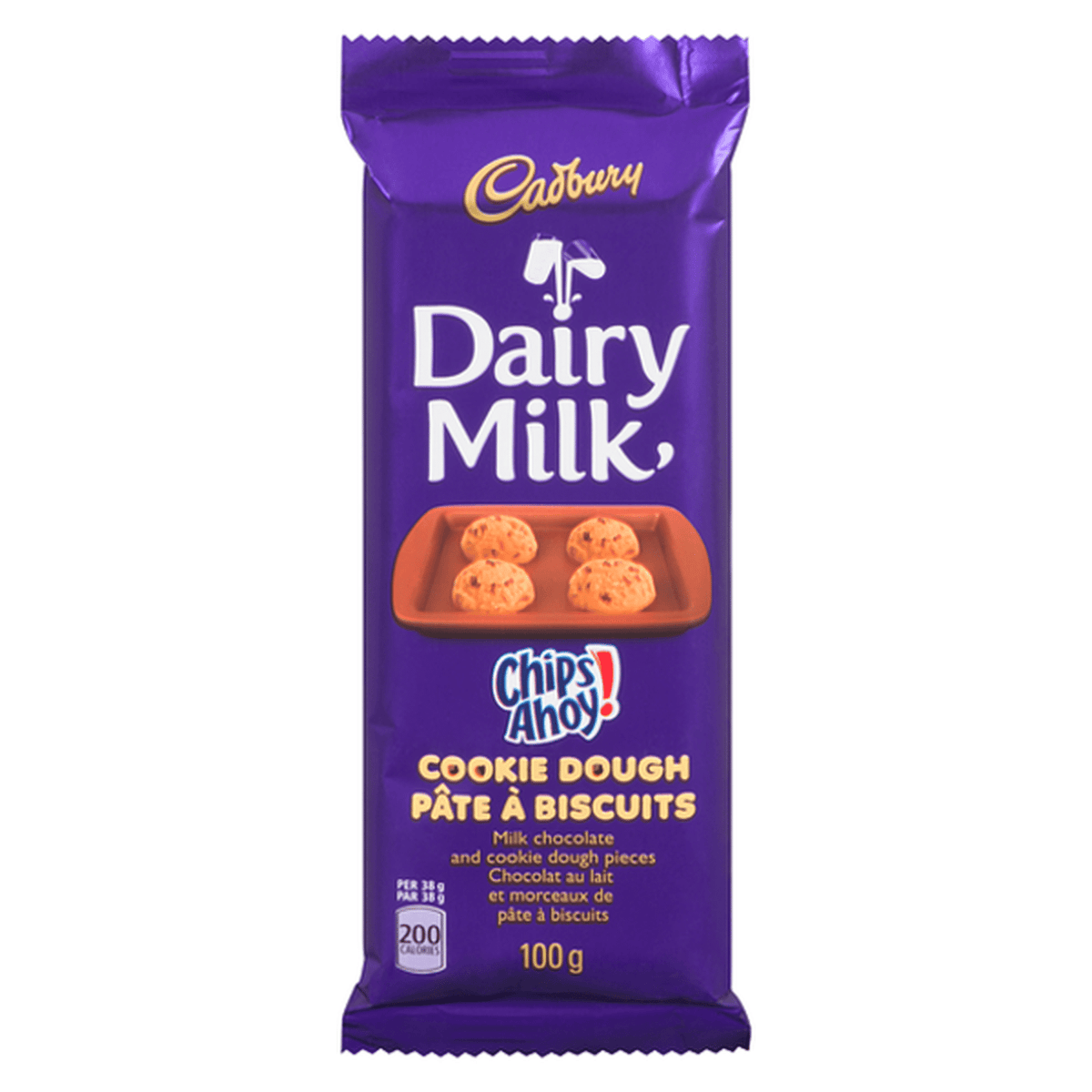Cadbury X Chips Ahoy Dairy Milk Masa de Galleta