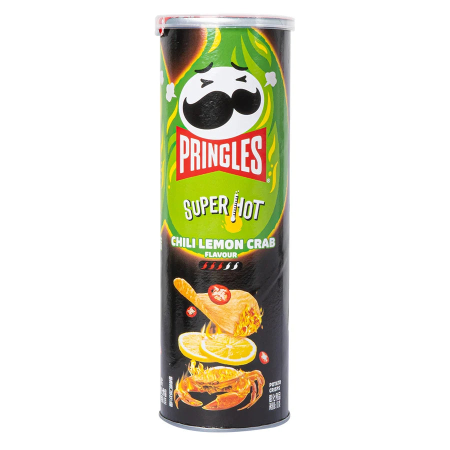 Pringles Cangrejo Súper Picante con Limón y Chile